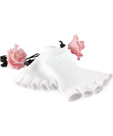 MERRYHAPY 1 Pair Foot Care Supplies Foot Care Socks Gel Toe Socks Five Toe Gel Socks - Buy Online on GoSupps.com