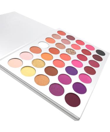 JOYTILLGU Beauty Palette 35 Colors Matte Eyeshadow Palette High Pigment Long Lasting Eye Makeup Custom Palette Cosmetics Eyeshadow Palette Army Green - Buy Online on GoSupps.com