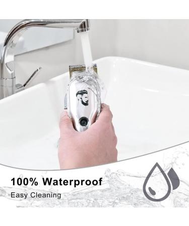 Professional Cordless Hair Clippers - Hair Cutting Tool & Grooming Kit with Cloak | Waterproof Barber Trimmer 696b - Buy Online on GoSupps.com
