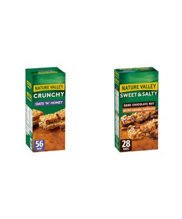 Nature Valley Crunchy Oats 'n' Honey Granola Bars & Sweet & Salty Granola Bars Variety Pack