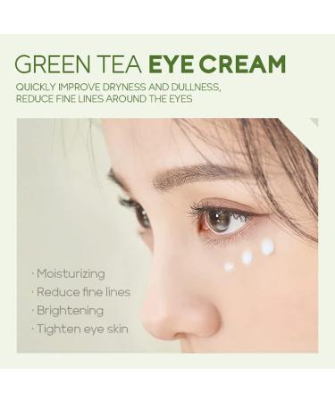 AKARY Green Tea Eye Care Cream - Eliminate Dark Circles & Eye Bags | Nourishing & Tightening Formula with Tea Leaf Extract - Buy Online on GoSupps.com