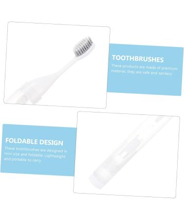 Buy Minkissy Portable Toothbrush Set - Foldable Travel-Friendly Refillable Toothbrush & Toothpaste - Ideal for Camping & Gifts - Buy Online on GoSupps.com
