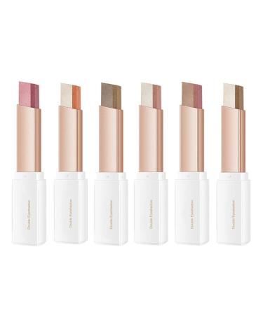 Buy Double Color Eyeshadow Stick 2 in 1 - Gradient Shimmer Eye Shadow Makeup | International Shipping Available - Buy Online on GoSupps.com
