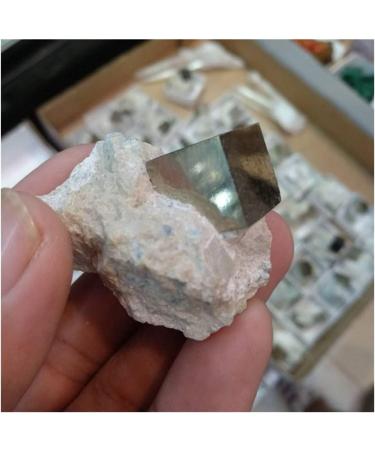 Gift for Family Natural Chalcopyrite Crystal ore Stone Teaching specimens Pyrite Altar Painting Stone Home Decoration Collection Gift Lucky Stone Raw Stones and Minerals Stone Mineral Specimen - Buy Online on GoSupps.com