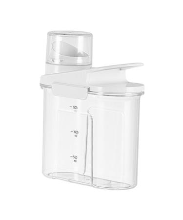 Generic Clear Laundry Dispenser with Scale for Home Organization M