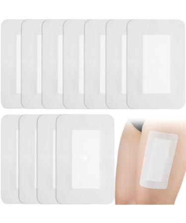 Breathable Island Dressing Bordered Gauze 4"x6" Adhesive Incision Bandages with Non-Stick Pad for Back Knee Replacement Elbow Abdominal Surgery Wound Care Patches Injury Cuts (Pack of 10) 4"x6" (Pack of 10)