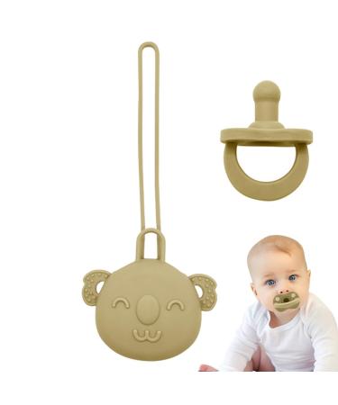 Juzinqu pacifier holder clip set for babies- silicone pacifier and reference set for babies- baby accessories for girls and boys to picnic go for a walk shop and camping