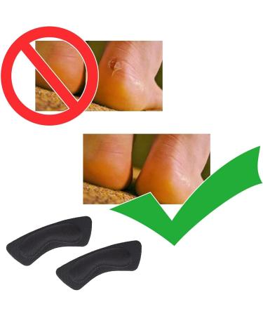 MICPANG Heel Pads Cushion - Self-Adhesive Foot Care for Women and Men - 3 Pairs (Black) - Soft Shoe Insert Grips Liner - Buy Online on GoSupps.com