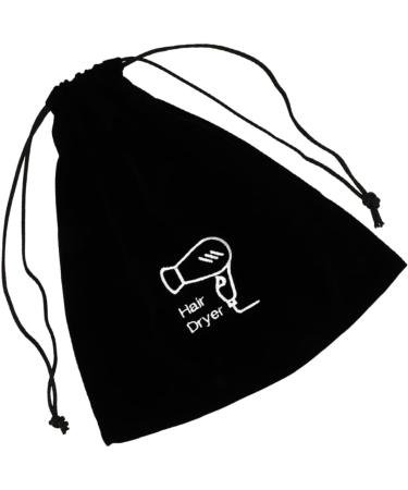 Healeved 5pcs Flannel Hair Dryer Bag Cosmetic Bag Hairdryer Bag Drawstring Purse Hair Dryer Drawstring Bag 26.00X23.00X0.50CMx5pcs Blackx5pcs - Buy Online on GoSupps.com
