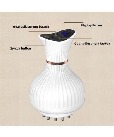 Cleanse 4-in-1 Leg Massager Cordless Handheld Leg Massager for Women and Men Adjustable Rechargeable Massager with Heating and Vibration (White) - Buy Online on GoSupps.com