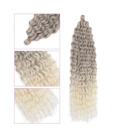 Deep Twist Crochet Hair - Ombre Kinky Curl 22 Inch Braided Extensions | 3 Packs Synthetic Curly Hair Bundle - Buy Online on GoSupps.com