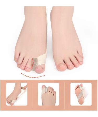 Day and Night Wearable Bunion Orthosis Shoes - Toe Separator with Tension Band for Overlapping Big Toe - Cloth Massage Feet - Size A/B - Buy Online on GoSupps.com