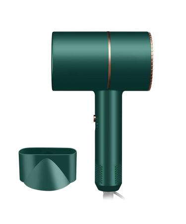 barenx barenx Hammer Hair Dryer Constant Temperature Fast Drying Blow Dryer 3 Gears Hot & Cold Wind for Home Travel US Plug - Green