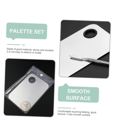 Balacoo Makeup Palette Set - 6 Watercolor Trays & Nail Color Mixing Palettes for Professional Nail Art & Makeup | Stainless Steel Paint Tools - Buy Online on GoSupps.com