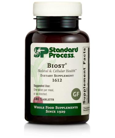 Standard Process Biost - Teeth and Bone Health Supplement with Whole Food Magnesium Citrate Calcium Lactate Manganese and More - 180 Tablets 180 Count (Pack of 1) - Buy Online on GoSupps.com