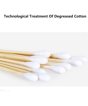 ZHIYE 600 Bamboo Cotton Buds | Biodegradable & Eco-Friendly | Makeup Cleaning & Ear Swabs - Buy Online on GoSupps.com