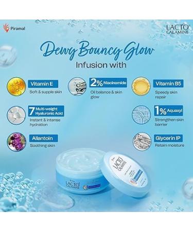 Lac.to Calamine Super Light Moisturizer 150g | Oil-Free Moisturizer for Oily Skin with Niacinamide Hyaluronic Acid & Vitamin E | Lightweight & Non-Greasy Face Cream International Shipping Available - Buy Online on GoSupps.com