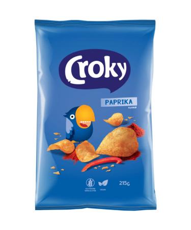 Croky Croky Chips Paprika Chips Bag 215g