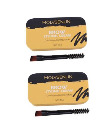 DRESSOOS 2 Pcs Styling Cream Waterproof Suit Professional Waxing Wax and