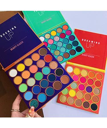 Beauty Glazed Touching Up Eyeshadow Palette - 25 Vibrant Colors, Mattes Metallic Shimmers, Long Lasting & Blendable - Cruelty-Free Makeup Palette - Buy Online on GoSupps.com