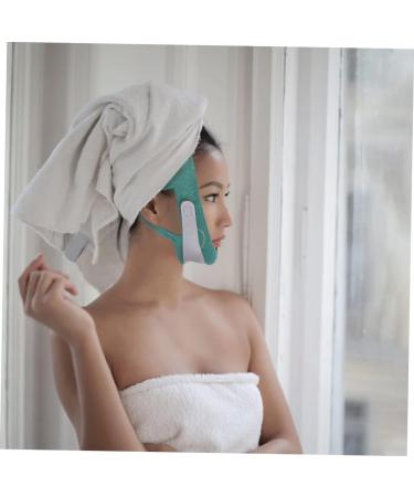 WOONEKY 1pc Thin Face Belt Face Lifting Belt Lift Mask Tightening Band Strap Graphene Green 60X10.5X1cm Green - Buy Online on GoSupps.com