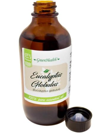 GreenHealth Eucalyptus Essential Oil 4 fl oz 100% Pure & Natural Aromatherapy Oil for Diffuser, Air Freshener, Cleaning, Home Fragrance Therapeutic Grade Large Value Size Eucalyptus 4 fl oz (Pack of 1) - Buy Online on GoSupps.com