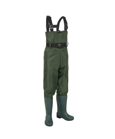 Jomewory Wathosen Wathos Wathos for men waders fishing pants with boots of half-length overall with abrasion resistance Durability for adult children breathable crosswater rib pants EU 38-47 38 multicolored