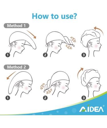 AIDEA Microfiber Hair Towel Wrap for Women 2 Pack - Super Absorbent Quick Dry Hair Turban - Grey+Purple - 10 X 26 - Buy Online on GoSupps.com