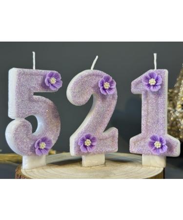 Buy 3D Diamond Shape Birthday Number Candle Set - Perfect for Birthday Parties Weddings & Theme Celebrations - International Shipping Available - Buy Online on GoSupps.com