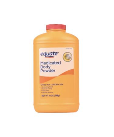 Equate Medicated Body Powder 2 Ten Ounce
