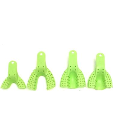 Healifty Dental Disposable Impression Trays (10pcs Light Green) - Best Quality for Accurate Impressions | Fast International Shipping - Buy Online on GoSupps.com