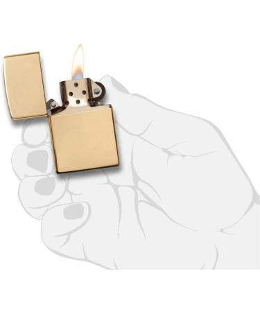 Zippo Brass Pocket Lighters Classic High Polish Brass - Buy Online on GoSupps.com
