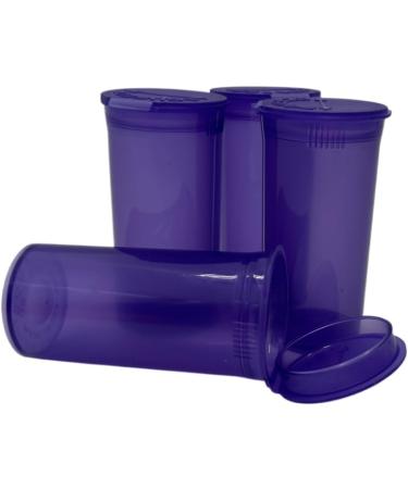 Multi-Use Airtight Pill Bottles - 13 Dram Purple Organizer for Supplements & Medicines | 12 Pack - Buy Online on GoSupps.com
