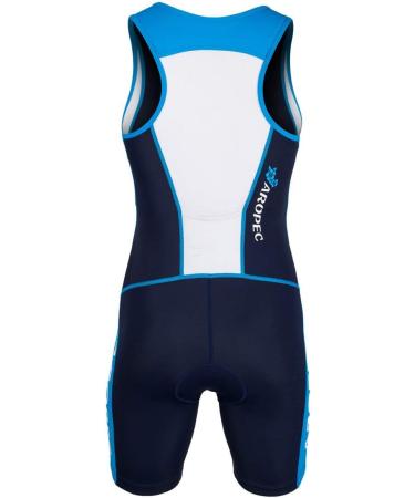 Aropec Women's Triathlon Panther Lycra Suit - XS Navy/Turquoise/White One Piece for Ultimate Performance - Buy Online on GoSupps.com