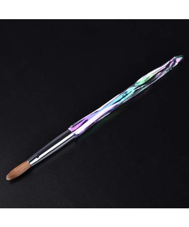 Alexnailart Symphony Handle Acrylic Nail Brush - 8# Manicure Design Tool for Precision Nail Art - Buy Online on GoSupps.com