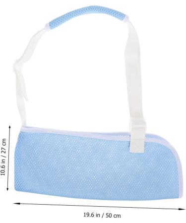 FELTECHELECTR Children's Arm Sling Arm Immobilizer Sling Arm Brace Shoulder Injury Sling Arm Sling Net 50X27CM Sky-blue - Buy Online on GoSupps.com