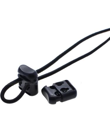 Hole Cord Lock Stopper spring buckle Cord Locks Toggles 100 Pcs/pack Plastic Rope Clamp Cord Lock Stopper Cordlocks Toggle 2 Hole 4mm Black For Shoe Lace 21mmx18mm - Buy Online on GoSupps.com