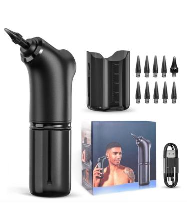 Ear Wax Removal Kit -10 Nozzles Portable Electric Ear Washer Earwax Automatic Ear Washing Multifunctional Cleaning Electric Ear Spoon