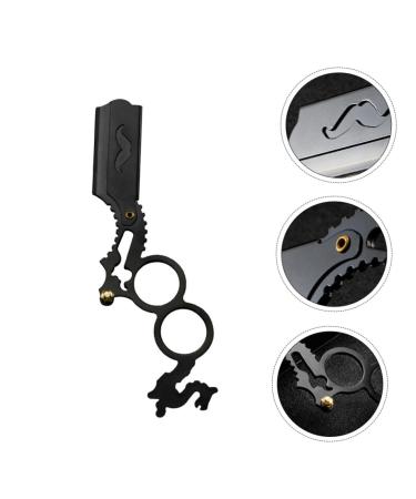 MERRYHAPY 1PC Hair Cutting Razor for Men | Manual Shaving Clippers & Trimming Tool | Multipurpose Foldable Shaver with Razor Oil Holder - Buy Online on GoSupps.com