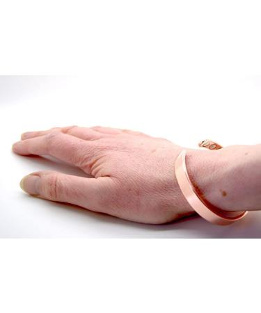 NewZenro Copper Magnetic Therapy Bracelet - Rose Gold Bangle for Arthritis Pain Relief | 6 Powerful Magnets for Healing Joint Pain in Men & Women - Buy Online on GoSupps.com