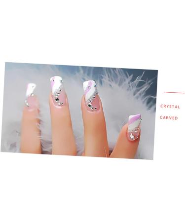 FRCOLOR Nails Kits Nail Dotting Tool Nail Drawing Kit Nail Art Tool Kit Nail Art Liner Nail Salon Kit Nail Builder Brush Nail Brush Manicure Kit Flat Brush Pen Nail Pen Crystal medium Black - Buy Online on GoSupps.com