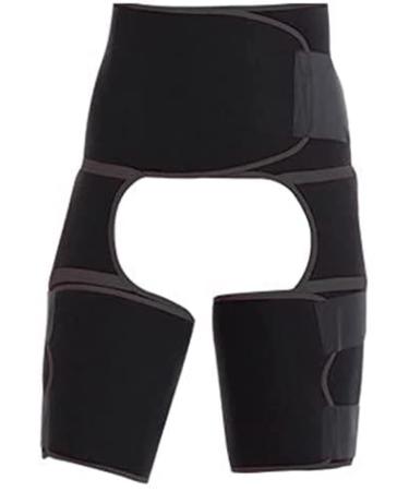 Hip Groin Support for Men & Women Hip Brace Thigh Compression Sleeve Injury Strap for Pulled Muscle Strain for Hip Pain Relief Fits Both Leg Black Medium
