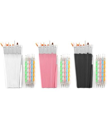 BWANGIAO for Rhinestone Picker Pen Nail Dotting Pen Liner Painting Brush Thin Nail Art Brush For French Nail Painting Tools Black - Buy Online on GoSupps.com