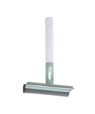 3 in 1 Spray Wipe Window Glass Brush Cleaner Washing Scraper Green
