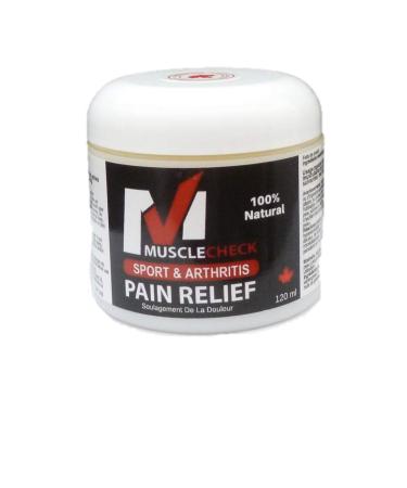 Muscle Check Sport & Arthritis Pain Relief 100% Natural Made with Pure Alberta Beeswax(120 ml) 120 ml (Pack of 1)