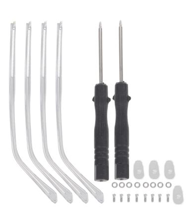 Operitacx glasses 2 sentences glasses accessories glasses poor legs glasses frame bracket brilliant parts glasses repair set with glasses fastening set glasses bracket suite temple metal men and women