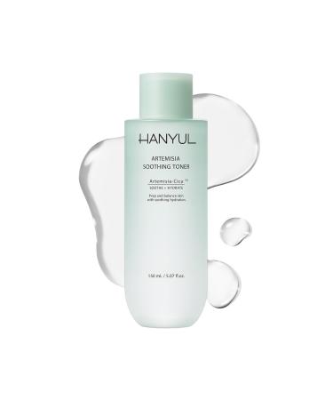 HANYUL Artemisia Soothing Toner with Centella Asiatica and Panthenol | Hydrating & Calming Facial Toner for Sensitized Skin Skin Prep Vegan 5.07 fl. oz. Cozy Green