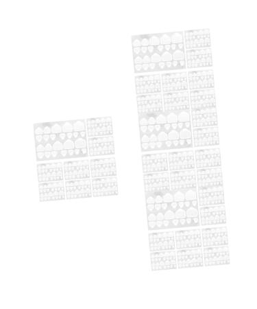 Beaupretty Beaupretty 80 Sheets Nail Glue Stickers Press On Sticky Tabs Waterproof Labels Adhesive Tabs Glue On Nail Tabs Stickers Length