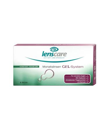 GEL system monthly lenses 6 pieces/BC 8.6 mm/DIA 14.2 mm / -10.50 diopters -10.5 diopters 8.6 millimeters 14.20 millimeters 6.0 - Buy Online on GoSupps.com