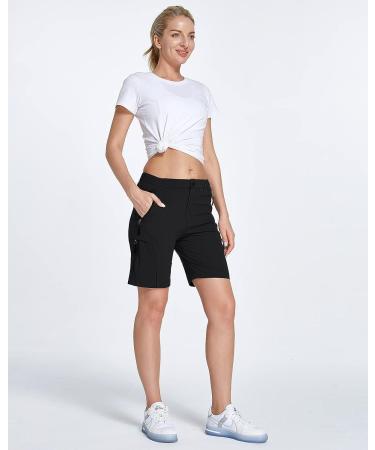VAYAGER Women's Lightweight Hiking Cargo Shorts Black 3X-Large - Quick Drying & Zipper Pockets - Buy Online on GoSupps.com